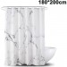 Ventes Rideau de douche en marbre, anti-moisissure, antibactérien, imperméable en polyester avec 12 anneaux de rideau de douche Impression numérique 3D, rideaux de douche pour baignoire et douche dans la salle de bain, 180 * 200CM