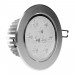 Pas cher ECD Germany LED 5-pack Downlight 9W 230V - baissable - Round Ø13.5cm - 682 lumens - blanc froid 6000K - pivotée 30 ° - IP44 - luminaire Lampe spot