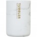 Boutique en ligne Gobelet de salle de bain design marbre Lea - Blanc - Blanc - 1