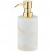 Boutique en ligne Distributeur de savon design marbre Odos - Blanc - Blanc