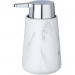 Boutique en ligne Distributeur de savon effet marbre Adrada - Blanc - Blanc