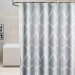Ventes Rideau de douche de qualité supérieure en tissu anti-moisissure imperméable avec 12 anneaux de rideau de douche pour salle de bain gris 180x200cm