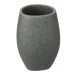Boutique en ligne Pot à coton Stone - 7 x 7 x 10 cm - Céramique - Gris - 1