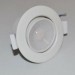 Pas cher Spot LED Encastrable Orientable Blanc LED 8W (60W) - Blanc Chaud 2700K - 3