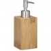Boutique en ligne Distributeur de savon bambou pompe manuelle HxlxP: 18 x 6,5 x 8 cm 240 ml capacité lotion design, nature