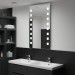 Ventes Hommoo Miroir mural à LED pour salle de bains 60 x 100 cm HDV34912
