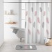 Ventes Rideau de douche avec crochets 180 x 200 cm polyester imprimé Penelope