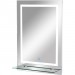 Ventes Miroir lumineux LED 38 W interrupteur tactile étagère intégrée 50L x 4l x 70H cm
