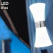 Pas cher Lampe extérieure à DEL avec élégance classique et acier inoxydable poli - 2