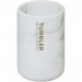 Boutique en ligne Gobelet de salle de bain design marbre Lea - Blanc - Blanc