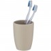 Boutique en ligne Gobelet porte brosses à dents Punto - Céramique - Marron sable - Marron - 1