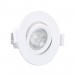 Pas cher Spot plafond encastrable orientable LED 3W (30W) Blanc neutre 4000°K Angle 38°