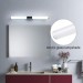 Pas cher Miroir de salle de bain applique murale salle de bain plafonnier lampe de maquillage chromé installation de forage gratuit salle de bain LED miroir lampe frontale - 2