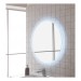 Ventes Miroir de salle de bain rond avec éclairage Feridras 178046 | Miroir