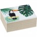 Boutique en ligne Boîte de rangement tropicale Tucan - L. 20 x H. 8 cm - Vert - Vert