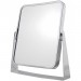Ventes Miroir Grossissant sur pied (X2) - Finition Chrome - Dimensions: 19,3 X 17,5 cm - Chrome