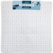 Pas cher Tapis de douche anti-dérapant Mosaic - L. 50 x l. 50 cm - Blanc - Blanc