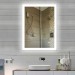 Ventes Miroir de salle de bain Anti-buee Interrupteur tactile 2835 Bande de lumiere LED 80 * 60 cm