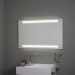 Ventes Miroir avec éclairage à LED supérieur et inférieur 120x80H - Koh-I-Noor L45933