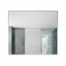 Ventes Miroir concave 900 x 800 mm - argent - aluminium