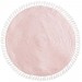 Pas cher Tapis ronde en coton et polyester coloris rose - Diamètre : 90 cm
