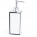 Boutique en ligne Distributeur de savon en résine bicolore blanc / noir