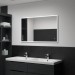 Ventes Topdeal VDLP34948_FR Miroir mural ¨¤ LED de salle de bain et capteur tactile 100x60cm