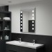Ventes Topdeal VDLP34911_FR Miroir mural ¨¤ LED pour salle de bains 60 x 80 cm