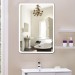 Ventes Design Miroir de salle de bains avec LED éclairage 70x50cm