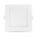 Pas cher Plafonnier LED 10W (90W) Encastrable 147x147 Blanc neutre 4000°K Finition blanc - 0