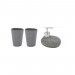 Boutique en ligne Set d'accessoires salle de bain Pebble Stone Gris