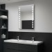 Ventes Hommoo Miroir mural à LED pour salle de bains 60 x 80 cm HDV34908