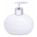 Boutique en ligne MSV Distributeur de savon en céramique rond JAVA - Blanc - 0