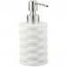 Boutique en ligne Porte-savon liquide, 200 ml, rechargeable, salle de bain, distributeur shampoing, pompe en inox, blanc