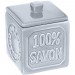 Boutique en ligne Pot à coton 100% savon - Céramique - Bleu gris - Bleu - 0