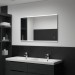 Ventes Topdeal Miroir mural à LED de salle de bain et capteur tactile 100x60cm
