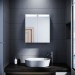Ventes Miroir salle de bains avec étagères armoire toilettes anti-buée 60x70/70x65 cm avec Prise Rasoir SIRHONA