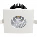 Pas cher Spot LED downlight carré blanc étanche 6W (Eq. 48W) Dim 90x90mm