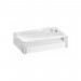 Boutique en ligne Porte-savon à poser VISTA en résine 11 x7 x3 cm - Blanc - Blanc