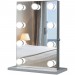 Ventes Miroir maquillage Hollywood pour coiffeuse, grand miroir lumineux de table dim. 60L x 22l x 72H 9 ampoules LED