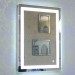 Ventes JEOBEST®Miroir de salle de bain avec éclairage LED Miroir lumineux à LED avec interrupteur d'éclairage pour salle de bain 50*70cm