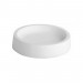Boutique en ligne Porte-savon à poser rond GAMMA en résine mat 11 x11 x2,5 cm - Blanc - Blanc