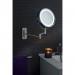 Ventes Miroir Grossissant (X5) Lumineux Mural - Diamètre: 17,5 cm - Chrome