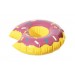 Boutique en ligne Porte gobelet gonflable donut - D 17 cm - PVC - Rose - 0