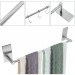 Ventes PrimeMatik - Porte-serviettes de barre en acier inoxydable pour salle de bain - 2