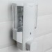 Boutique en ligne PrimeMatik - Distributeur transparent de savon de douche pour mur. 1 x réservoir remplissable - 3