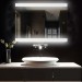 Ventes Miroir de salle de bain avec éclairage LED Anti-buée-Cool blanc 60 * 80 cm