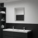 Ventes Topdeal VDYU34922_FR Miroir mural ¨¤ LED pour salle de bains 50 x 60 cm Miroir de Douche Miroir Maquillage Pour la Maison, Salle de Bain, H?tel