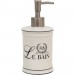 Boutique en ligne Distributeur de savon liquide en porcelaine blanche décorée le Bain Paris L8,5xPR8,5xH18 cm