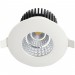 Pas cher Spot LED downlight rond blanc étanche 6W (Eq. 48W) Diam 90mm